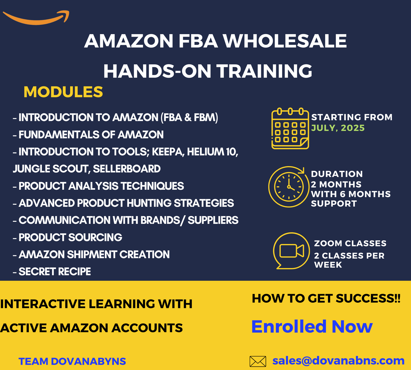 Amazon FBA wholesale Mastery Practical Training