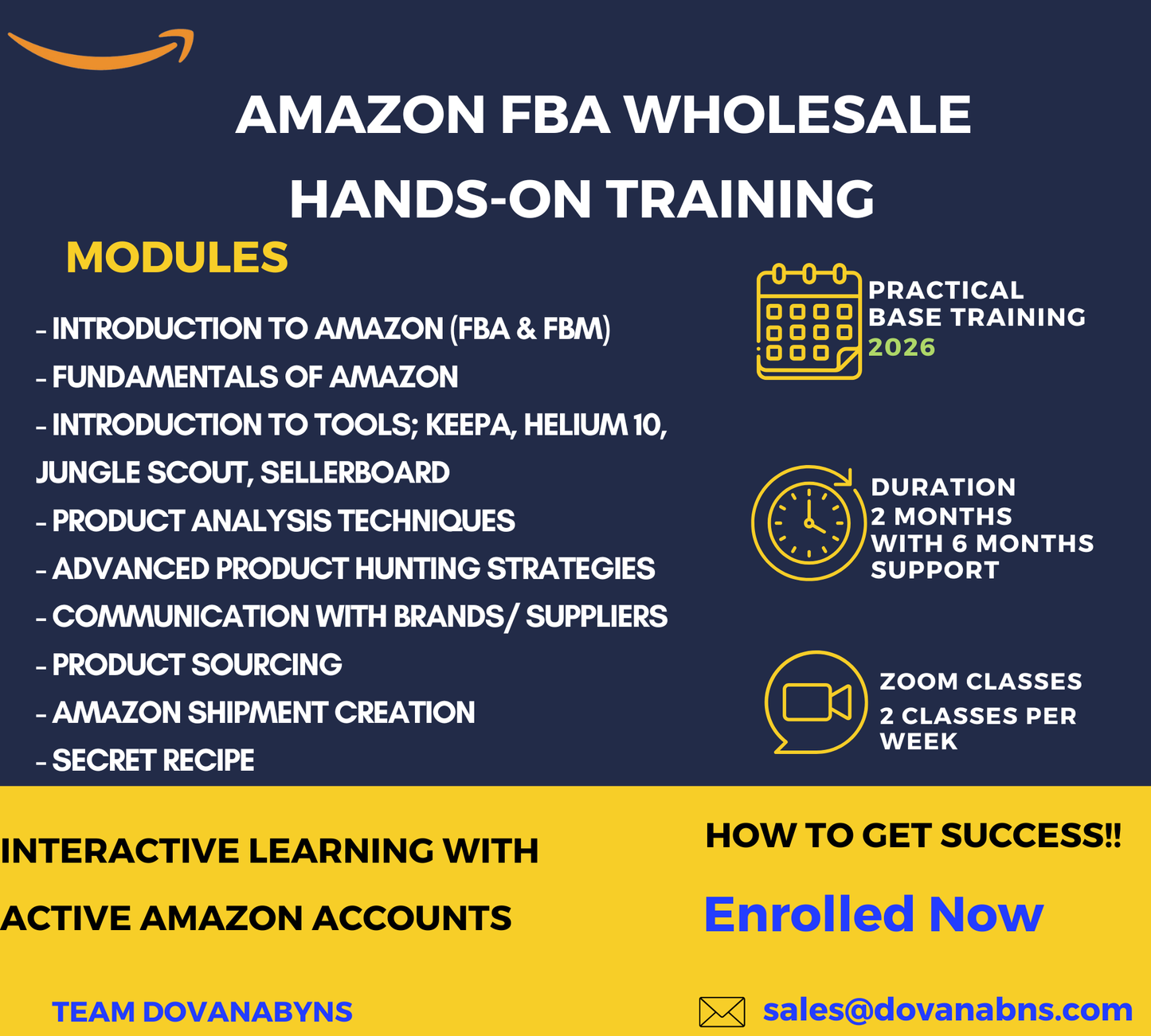 Amazon FBA wholesale Mastery Practical Training