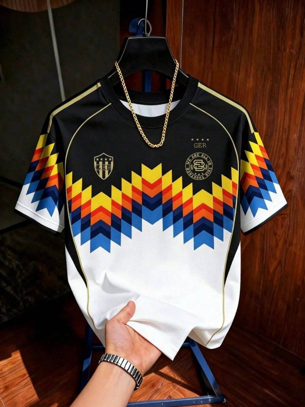 2026 Summer New Germany Football Jerseys for Men Classic God Germany Short Sleeve Tees Casual O-Neck Sports Style Man Clothing