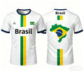 2026 Brazil Flag Map Print T-Shirt For Men Women