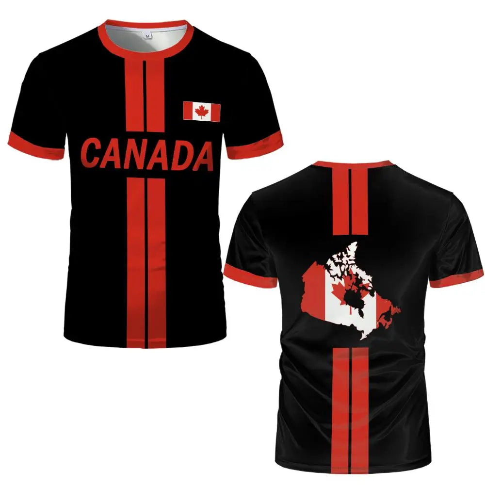 2026 New Canada Flag Printed Men's Football Jersey