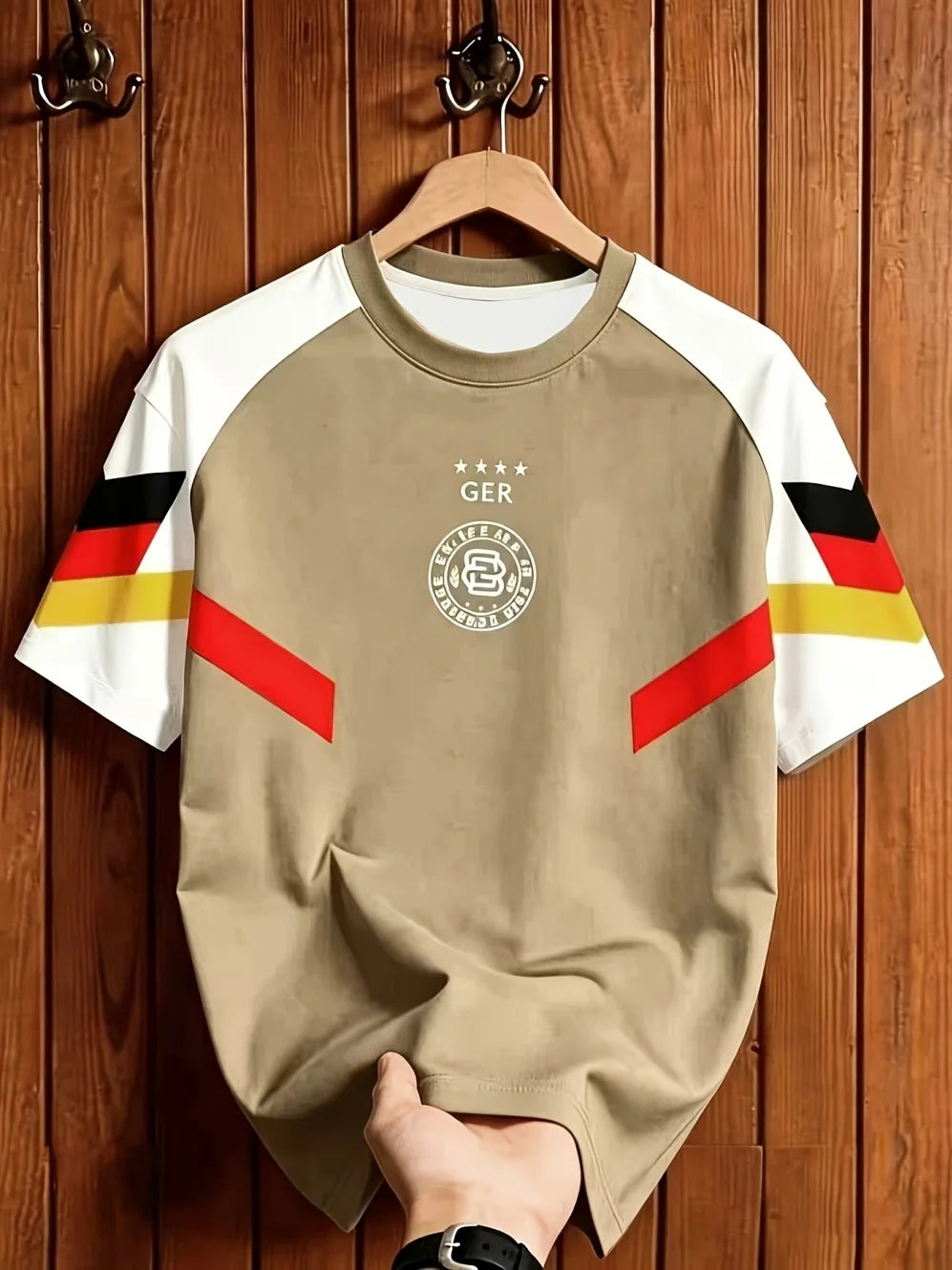 2026 Summer New Germany Football Jerseys for Men Classic God Germany Short Sleeve Tees Casual O-Neck Sports Style Man Clothing