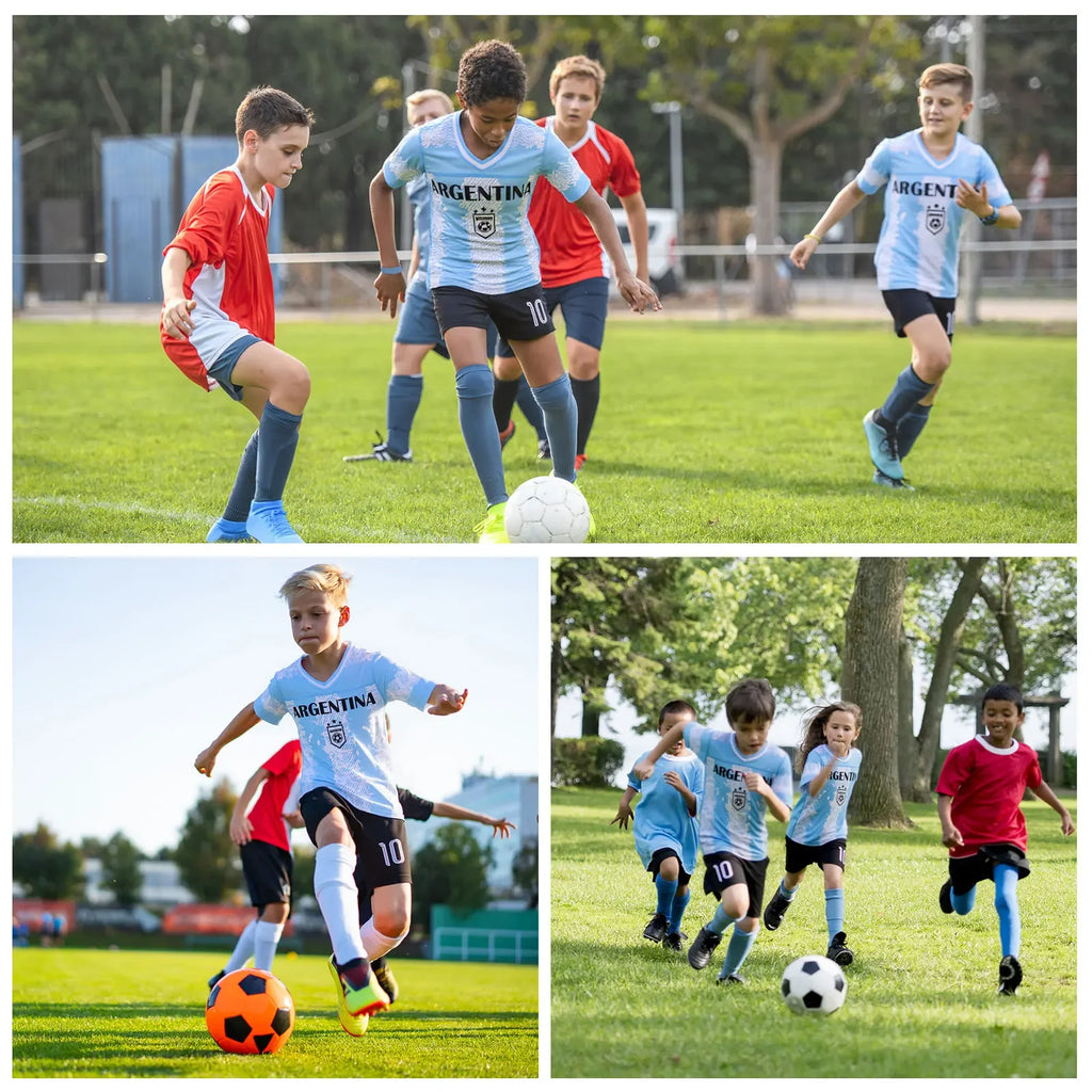 3D Printed Argentine Football Shirt Fan  Children's Breathable T-shirt Sports Jersey