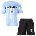 3D Printed Argentine Football Shirt Fan  Children's Breathable T-shirt Sports Jersey