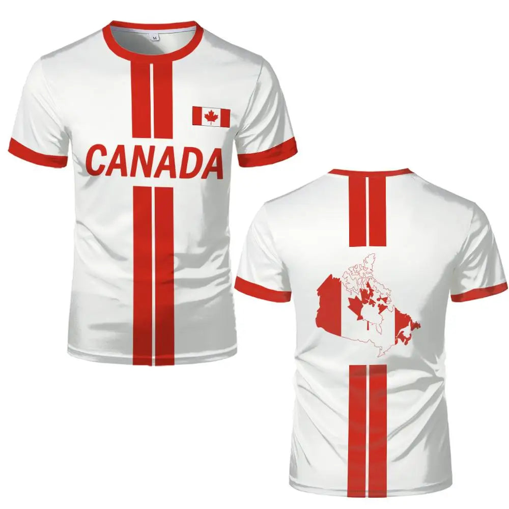 2026 New Canada Flag Printed Men's Football Jersey