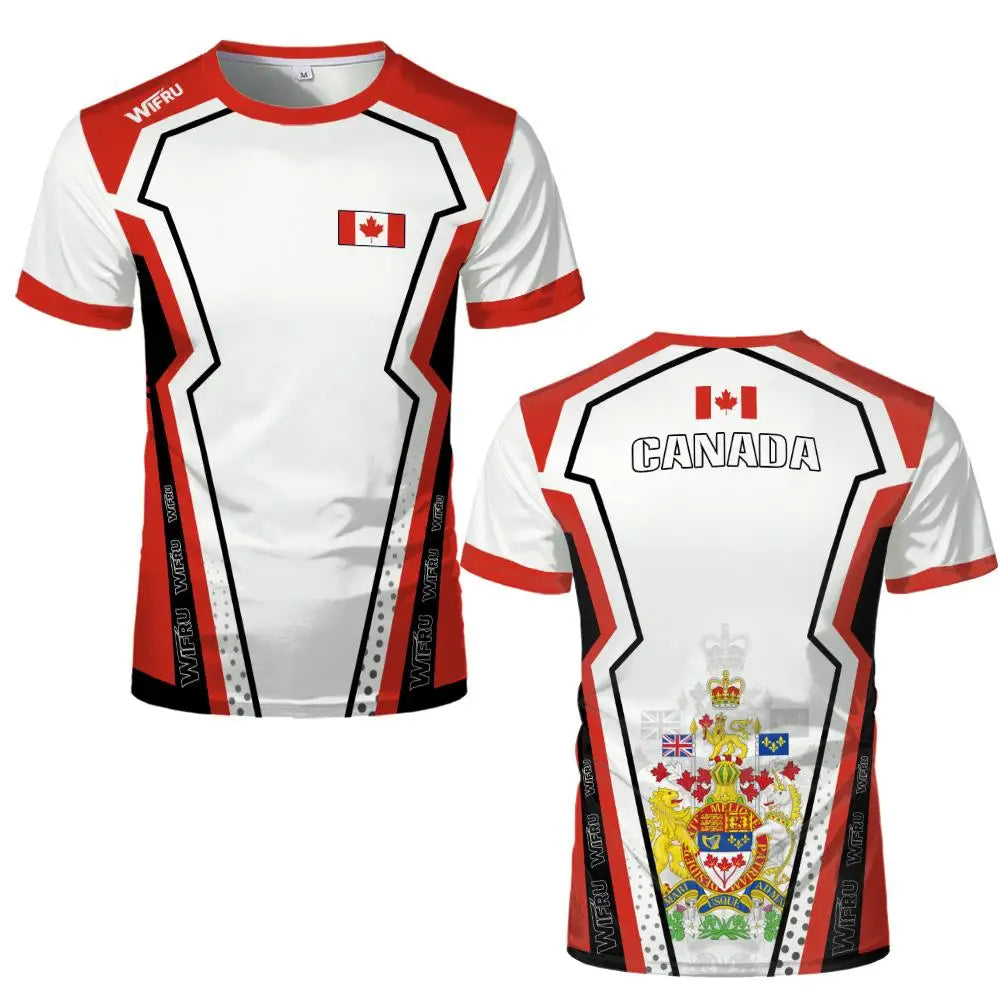 2026 New Canada Flag Printed Men's Football Jersey